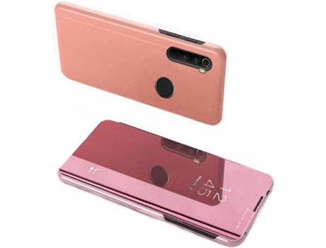 Carcasa Xiaomi Redmi Note 8T LMOBILE Clear View Rosa