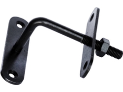 Soporte EDM Pasamanos Regulable Negro