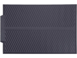 Tapete De Cocina Nuning Silicona Rectangular, Escurridor De Platos Antideslizante Resistente Al Calor (negro)