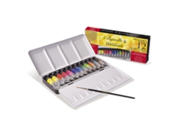 Caja Metálica Acuarela Tubos Sennelier 12 Colores