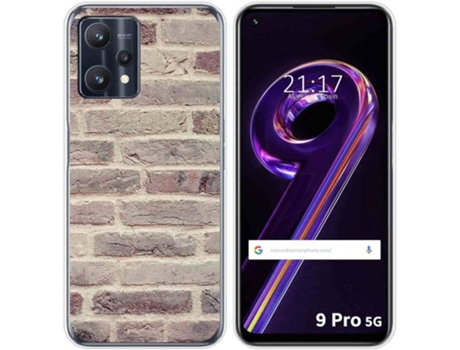 Carcasa para Realme 9 Pro 5G TUMUNDOSMARTPHONE Dibujos Ladrillo 01 Multicolor