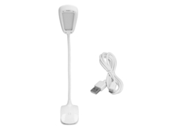2026-lámpara De Mesa Clip Led Recargable Usb Con Cuello Flexible, 3 Velocidades Táctiles, Plegable Para Lectura En Dormitorio