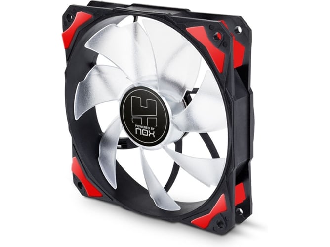 Ventilador PC NOX H-Fan 120mm Led Rojo