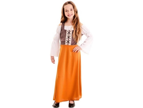 Disfraz de Niña EUROCARNAVALES posadero medieval (Tam: 3-4 años)