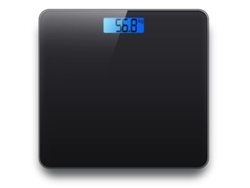 Balanza Digital Para Baño Con Pantalla Retroiluminada, Capacidad De 180 Kg, Plataforma De 26x26 Cm, Control De Peso.