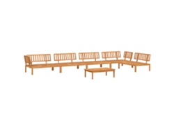 Maison Exclusive - Set De Sofás De Palets De Jardín 6 Pzas Madera Maciza De Acacia