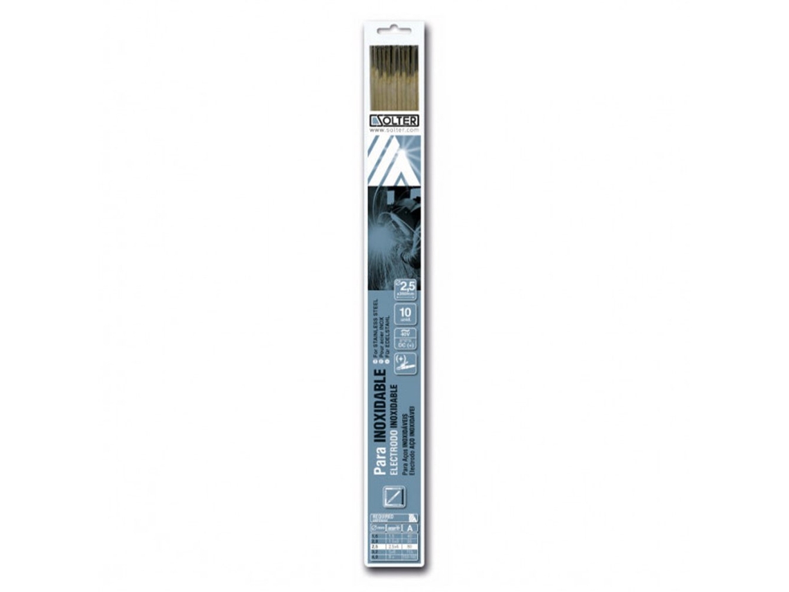 Soldadura SOLTER Eletrodo inoxidável e