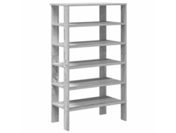 Maison Exclusive - Mueble Zapatero Madera Contrachapada Gris Sonoma 61x32x105 Cm