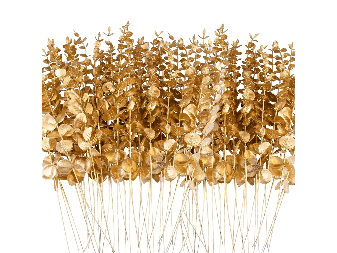 36 ramas artificiales de eucalipto para decoración de bodas. MEOIRUERY