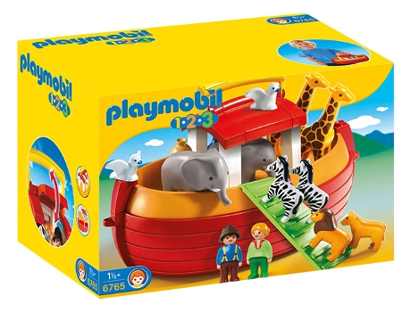 PLAYMOBIL 1.2.3 Mala Arca de Noé : (Edad Mínima: 1,5)
