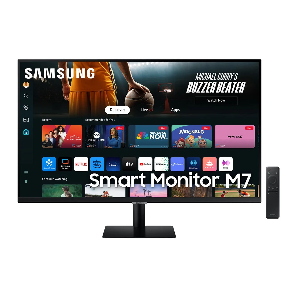 Monitor SAMSUNG M7 S32DM700UU 32 4k Smart TV Negro