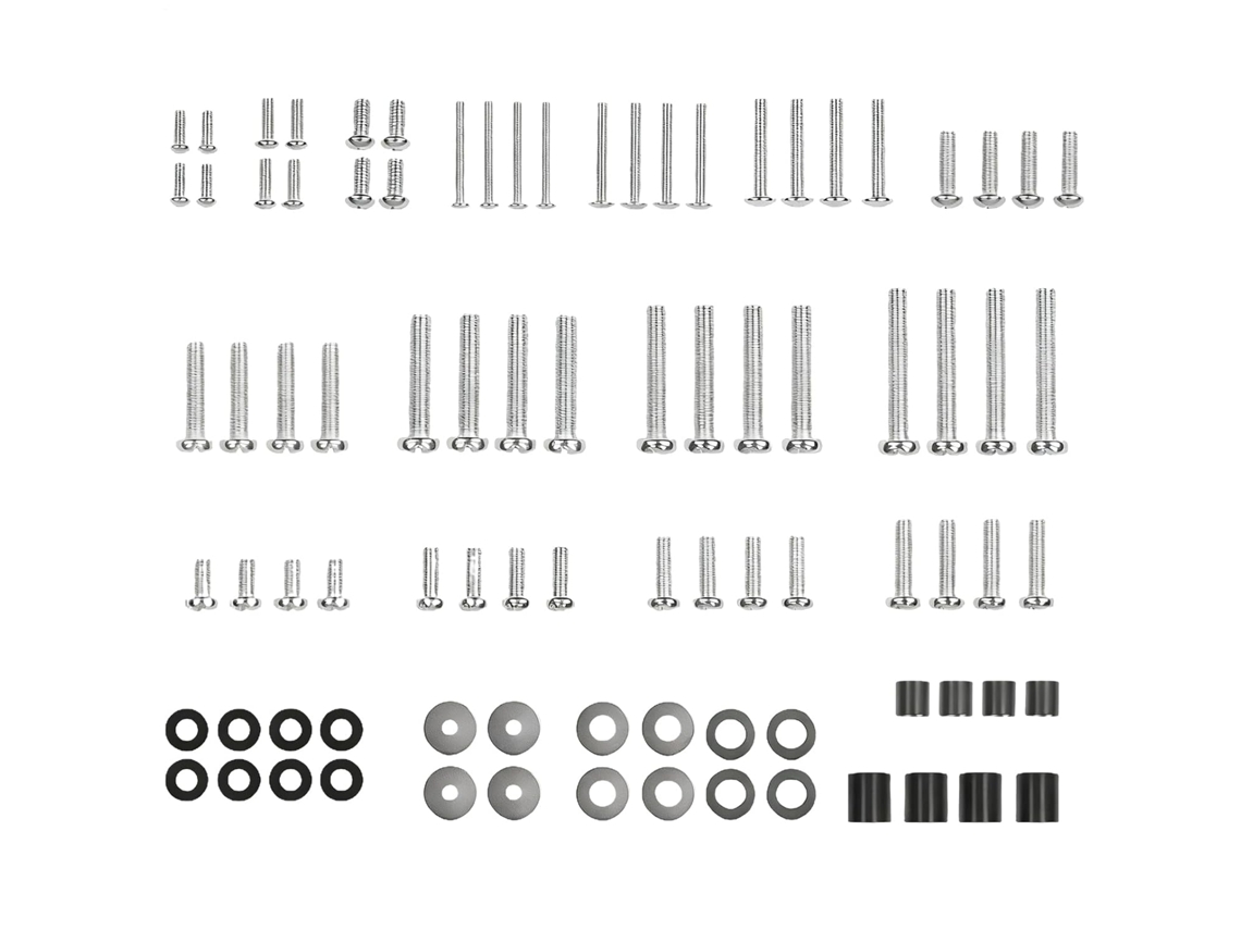 Lote De 84 Tornillos De Montaje Para Tv M4 M5 M6 M8. Kit De Herrajes Para El Hogar O La Oficina.
