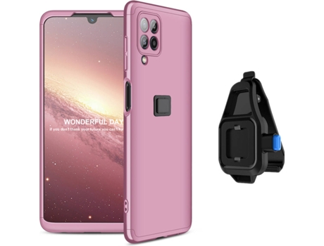 Carcasa + Soporte Samsung M32 4G Slim Armor 360º Rosa