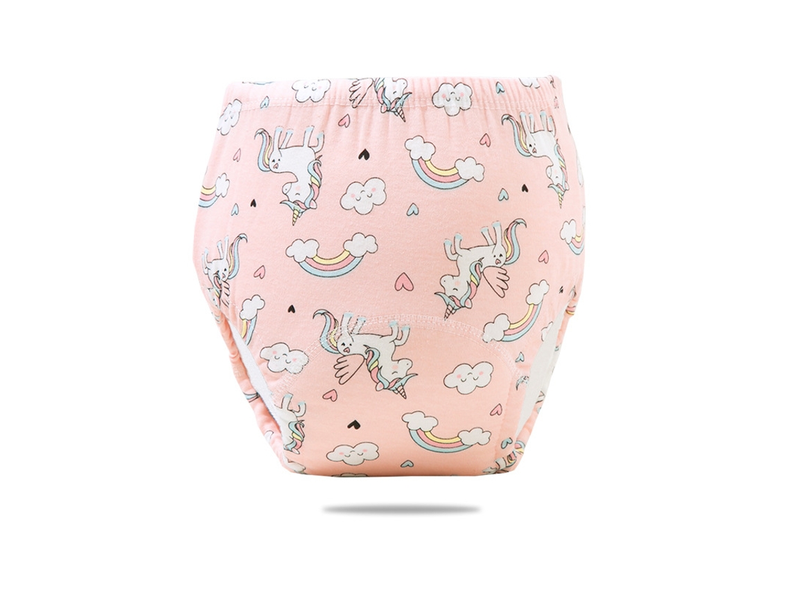 Pañales lavables para bebé, calzoncillos de entrenamiento Siurn Unicorn, talla 90 (aptos para bebés de menos de 17 kg)
