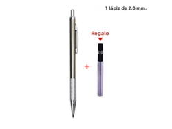 (2,0 Mm) Un Juego De Portaminas Mecánicas De Metal, Adecuadas Para Dibujar Y Hacer Bocetos, Con Mina.