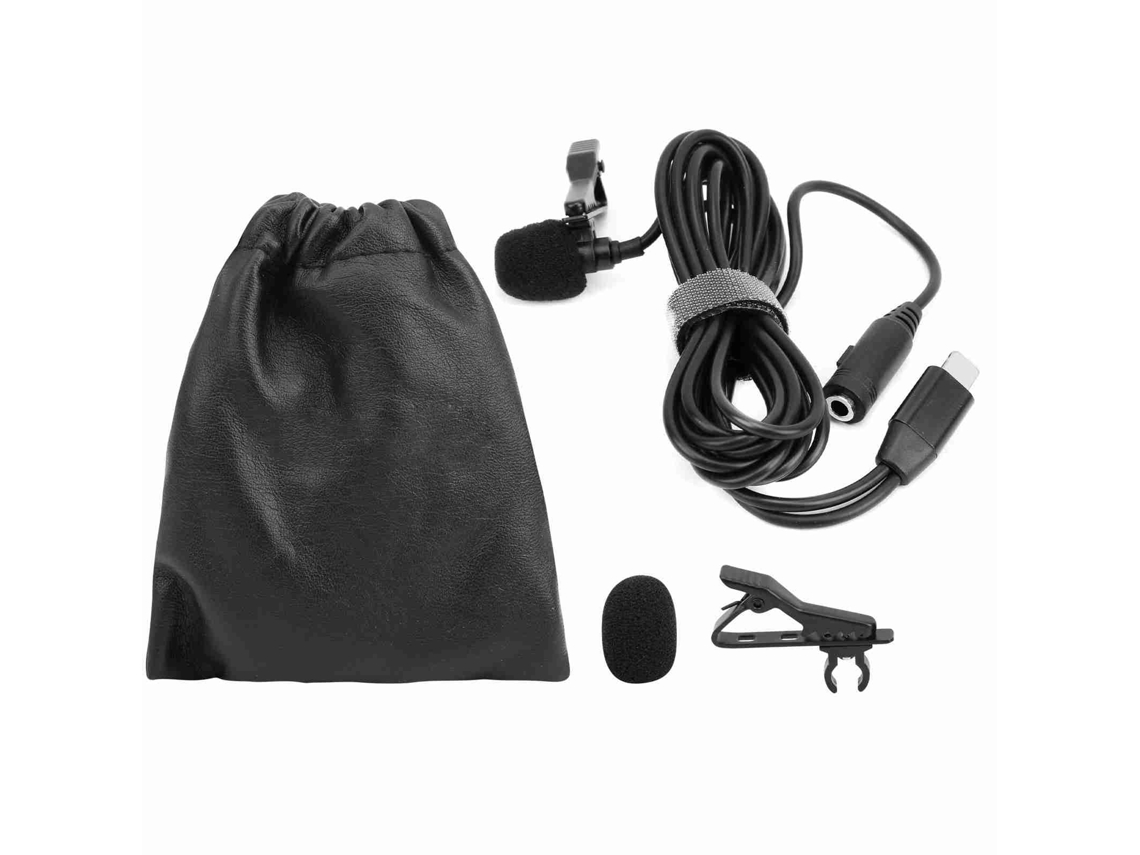 Micrófono Lavalier Clip Para Grabación Y Transmisión En Vivo, Micrófono De Grabación Para Teléfonos