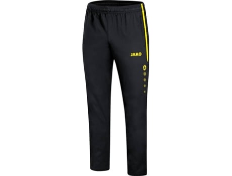 Pantalones para Mujer JAKO loisir Striker 2.0 Negro, Amarillo para Fútbol (38)