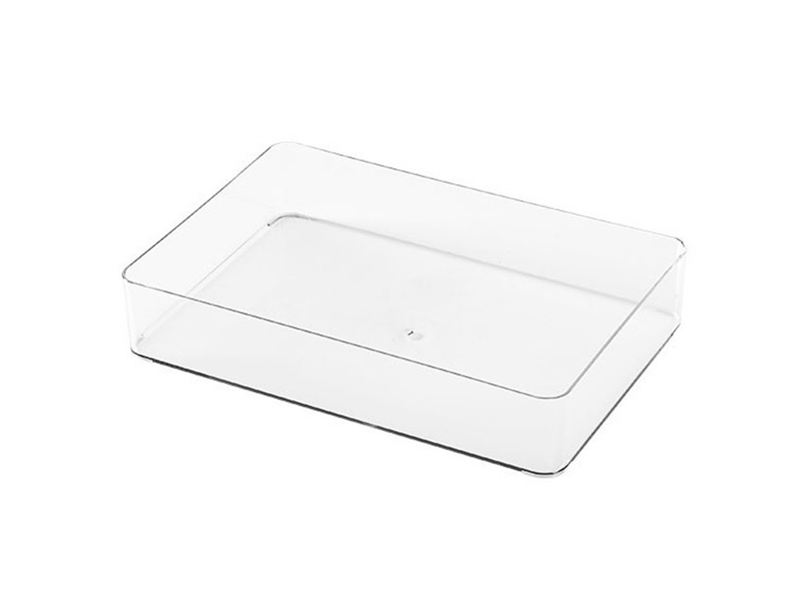 Bandeja Organizadora De Maquillaje Transparente, Ligera Y De Lujo Para Guardar Brochas Y Joyas.