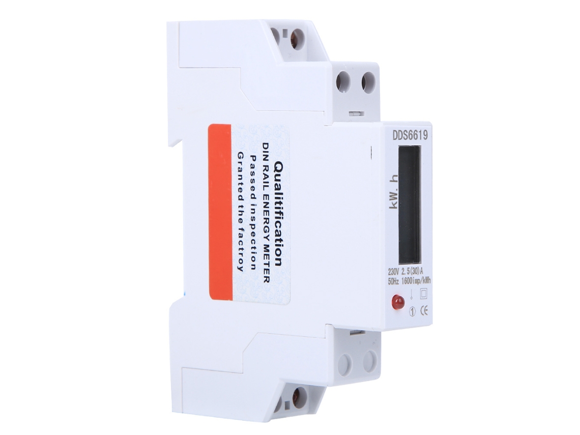 2026as-contador De Energía Eléctrico Digital Monofásico 1p 230v 30a Para Hogar Dds6619-002