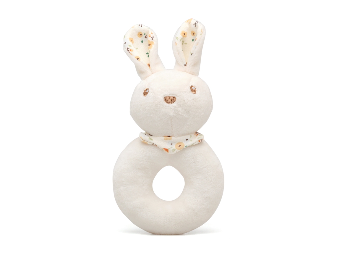 Sonajero de conejo de peluche Kiokids