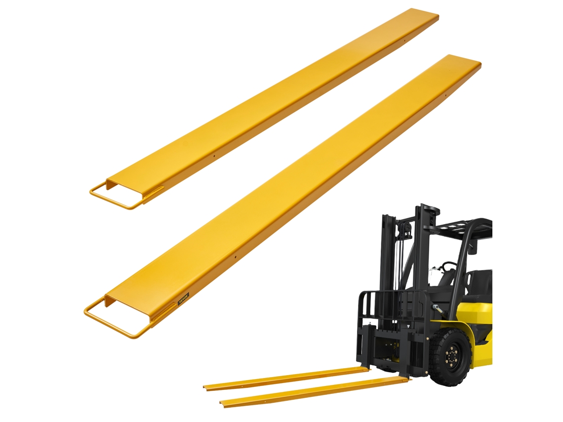 VEVOR palet fork extension carretilla elevadora extensión 96 x 5.5 acero pesado