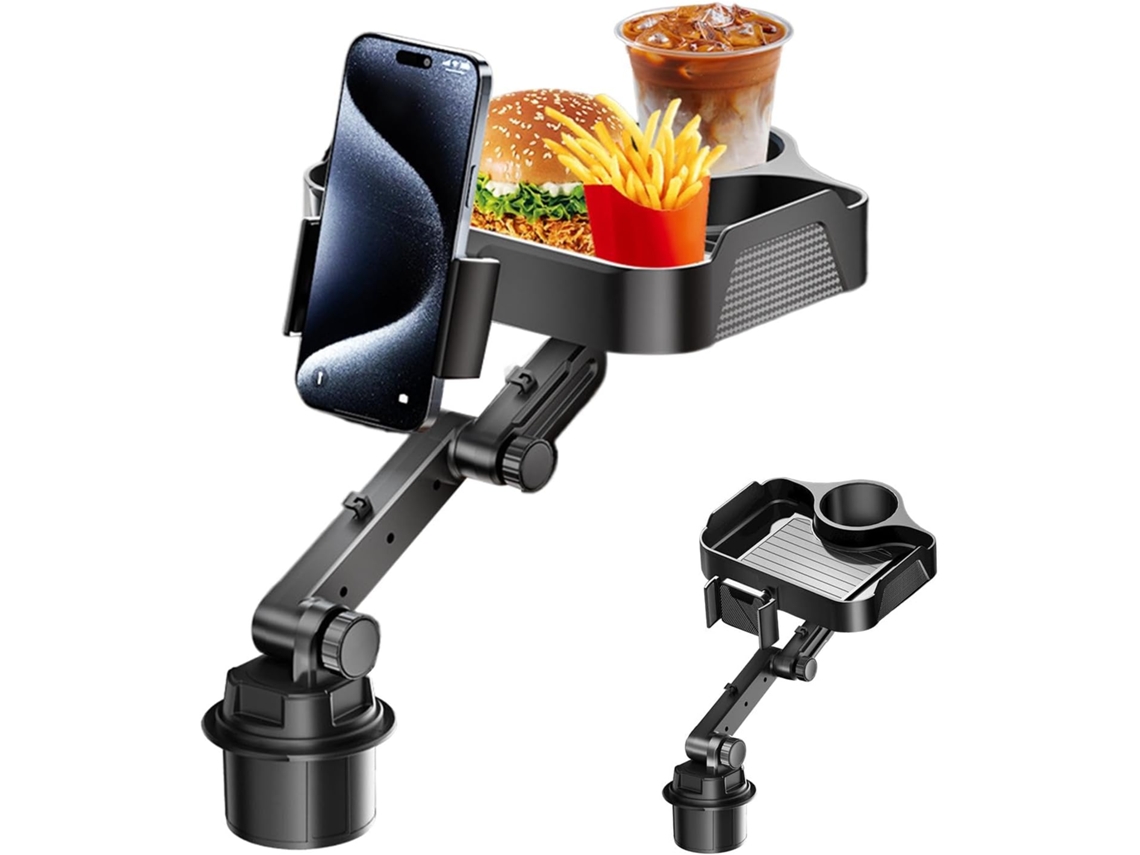 Soporte Para Agua De Coche, Bandeja Para Comida, Extensión Para Vasos De Comida Y Teléfono
