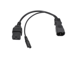 Adaptador de energia EOOCOO (adaptador Y para dois conectores macho-fêmea)