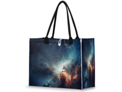 Bolso Hombro Grande Tropicallife Para Mujeres Niñas Bolso Tote Asa Superior Estampado Galaxia Nebulosa Espa