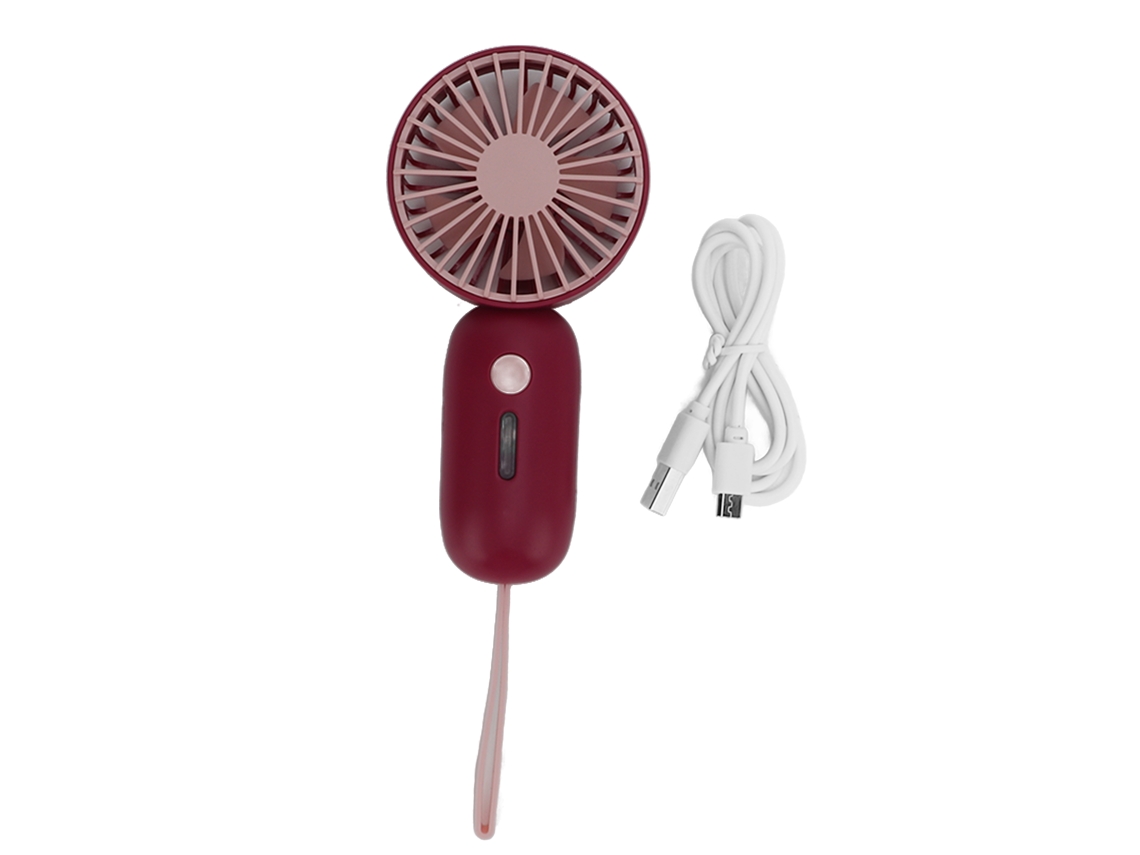 Ventilador Mini Portátil Con 3 Niveles De Velocidad, Carga Usb, Llavero Y Mango, Ideal Para Exterior, Dormitorios Y Hogar