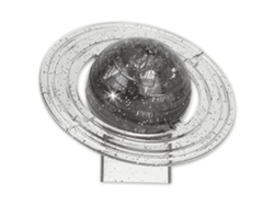 -puzzle 3d Saturno Cristal Translúcido Bloques Diy Rompecabezas Juguete Para Oficina Regalo Para Adultos Y Niños