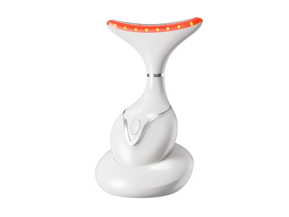 Massageador Facial Para Pescoço Ferramenta Profissional De Contorno Facial Com Base De Carregamento Dispositivo Facial Tudo Em Um Melhora Yizhood