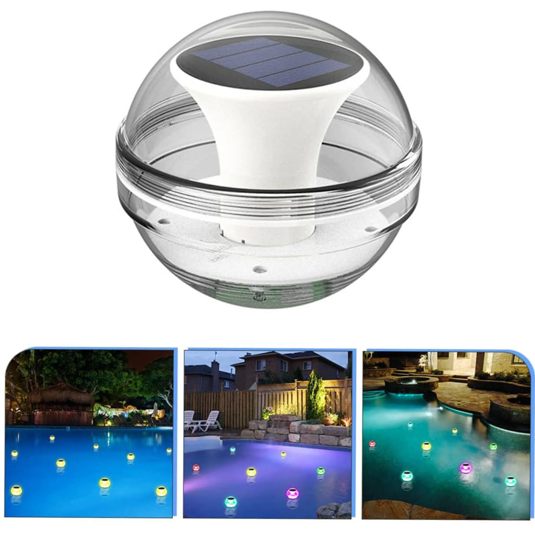 Led Flotantes Con Energía Solar