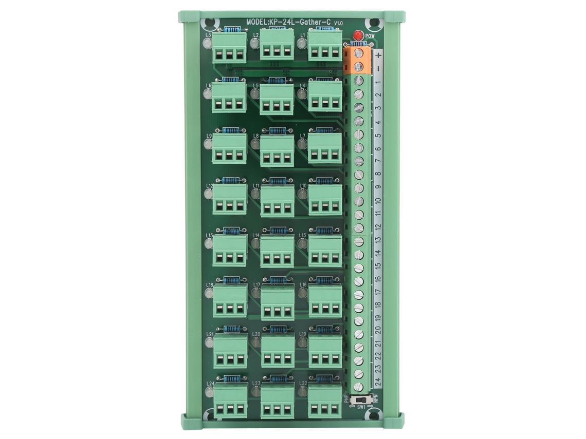 2026velora-placa De Adquisición De 24 Canales Terminal Block 3 Cable Con Salidas Npn Pnp Kp24lgatherc