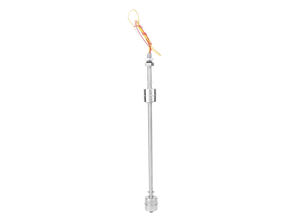 Sensor De Nivel De Líquido De Acero Inoxidable Con Doble Bolilla Flotante Tamaño Grande Para Tanque Dc0-110v (flotante 300mm)