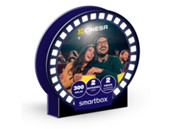 Caja Regalo SMARTBOX 2 entradas de cine con menú y bebidas para 2 personas