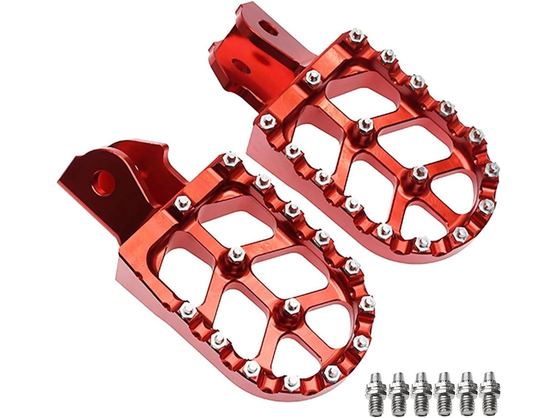 Reposapiés Pilot De Aluminio Mecanizado Para Motocicleta Bicicleta