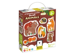 PROGRESSIVE FOREST ANIMALS - PUZZLE
