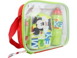 Mochila Lonchera MICKEY MOUSE (Verde - Poliéster - 7.3 x 25 x 20 cm)
