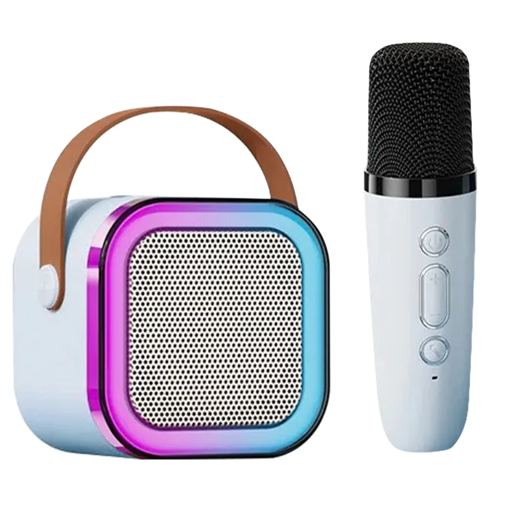 (azul, 1 Micrófono) Máquina De Karaoke Bluetooth, Adecuada Para Adultos Y Niños, Un Elemento Esencial Para La Fiesta.