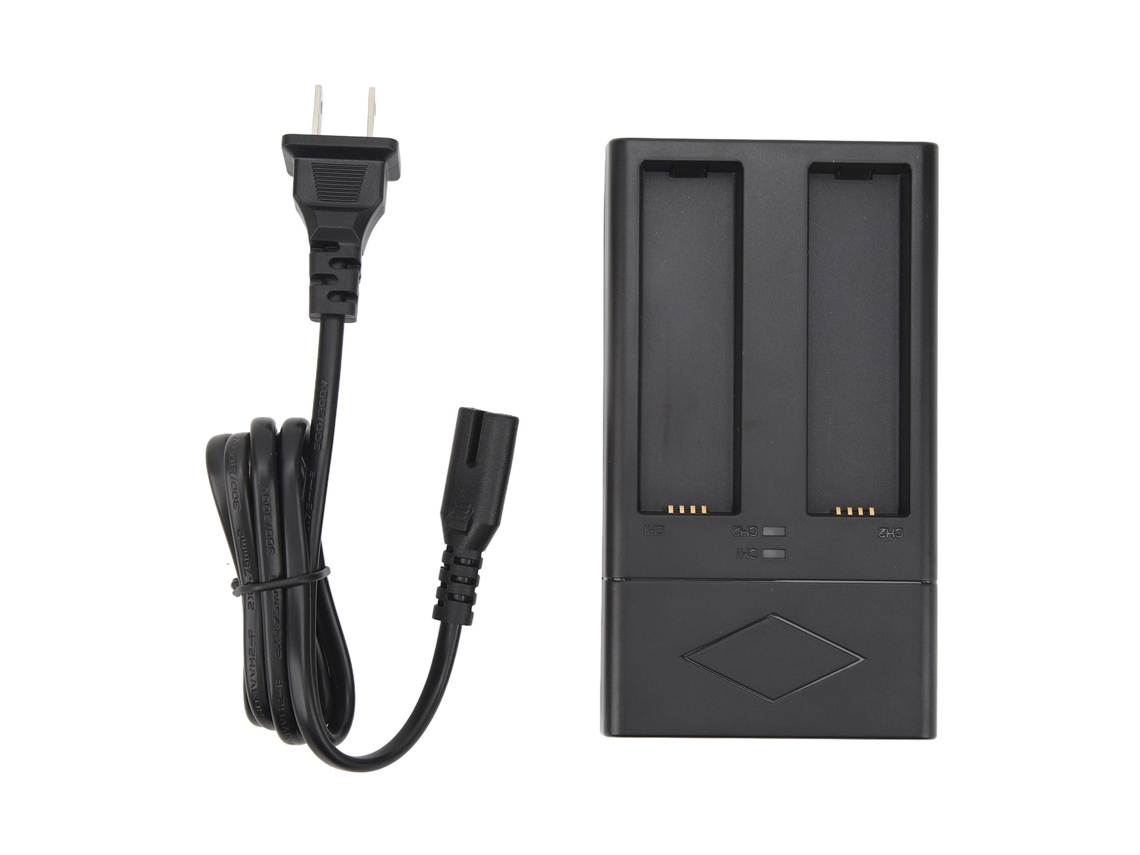 Cargador Usb De Batería Dual 2 Bahías De Carga Rápida Con Indicador Led Para Dji Osmo Ac