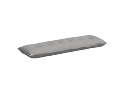 Cojín De Espalda Gris Nube 160 X 19 X 50 Cm Tela