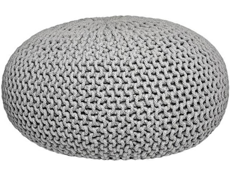 Puf LABEL51 Gris Algodón