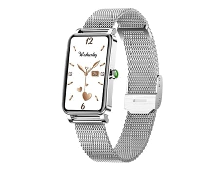 Relojes Inteligentes para Hombres y Mujeres con Monitor de Oxígeno en Sangre, Frecuencia Cardíaca y Sueño para Iphone y Android AUJEZON