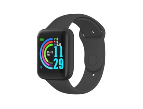 Smartwatch D20S Bluetooth conectado al teléfono Fitness Monitor Sports Black