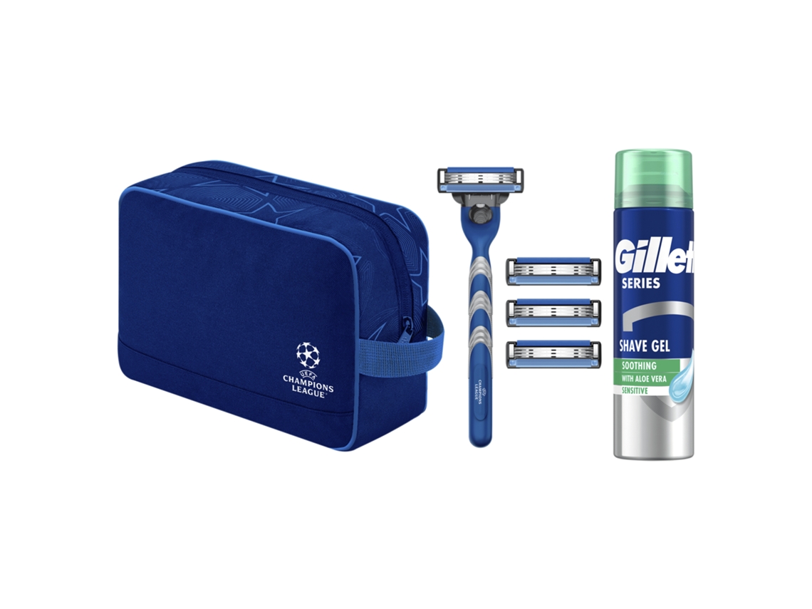 Set de afeitado UEFA Mach3