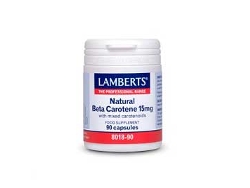 Complemento Alimentar LAMBERTS Beta Caroteno Natural (Uva - 60l)