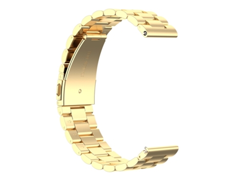 Correa de acero inoxidable 3 perlas 22mm para Huawei Watch 3/Watch 3 Pro - dorado