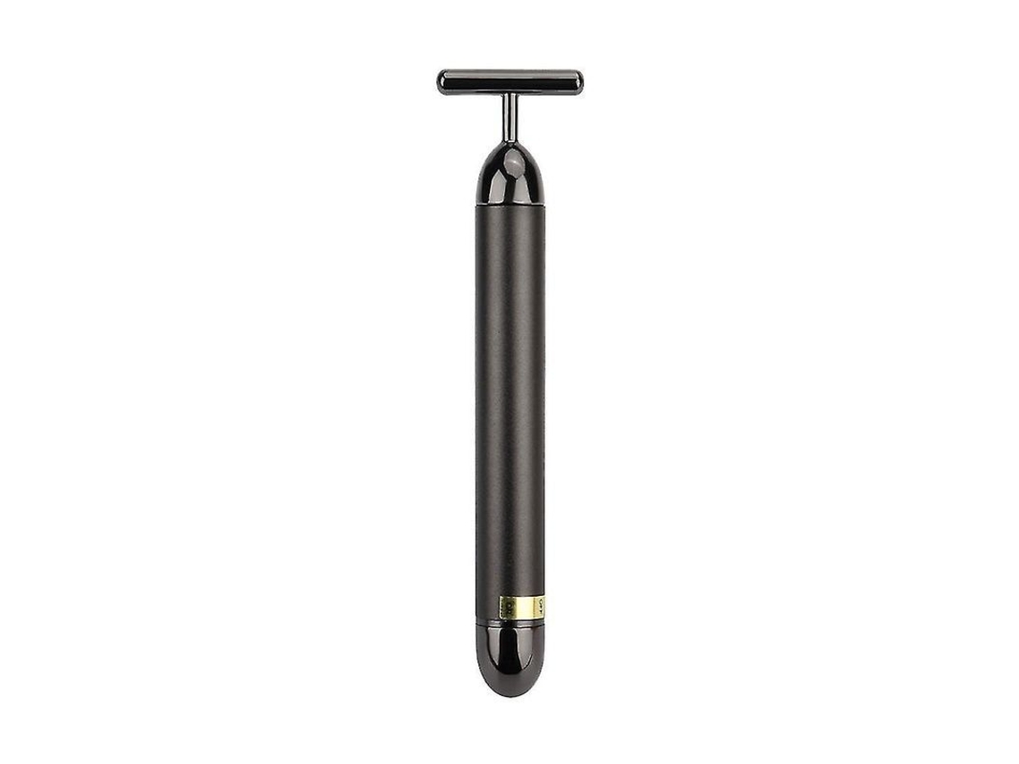 Masajeador Facial Vibratorio De Oro De 24k Con Barra En T Adelgazante Y Efecto Lifting Para La Piel.