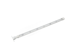 Abridor de techo de invernadero de aluminio resistente, manual, blanco, 15,35 pulgadas, con tornillos