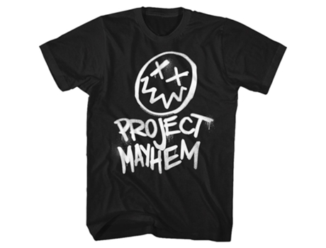 Camiseta ROCKINSTONE Project Mayhem Graffiti Fight Club (S)